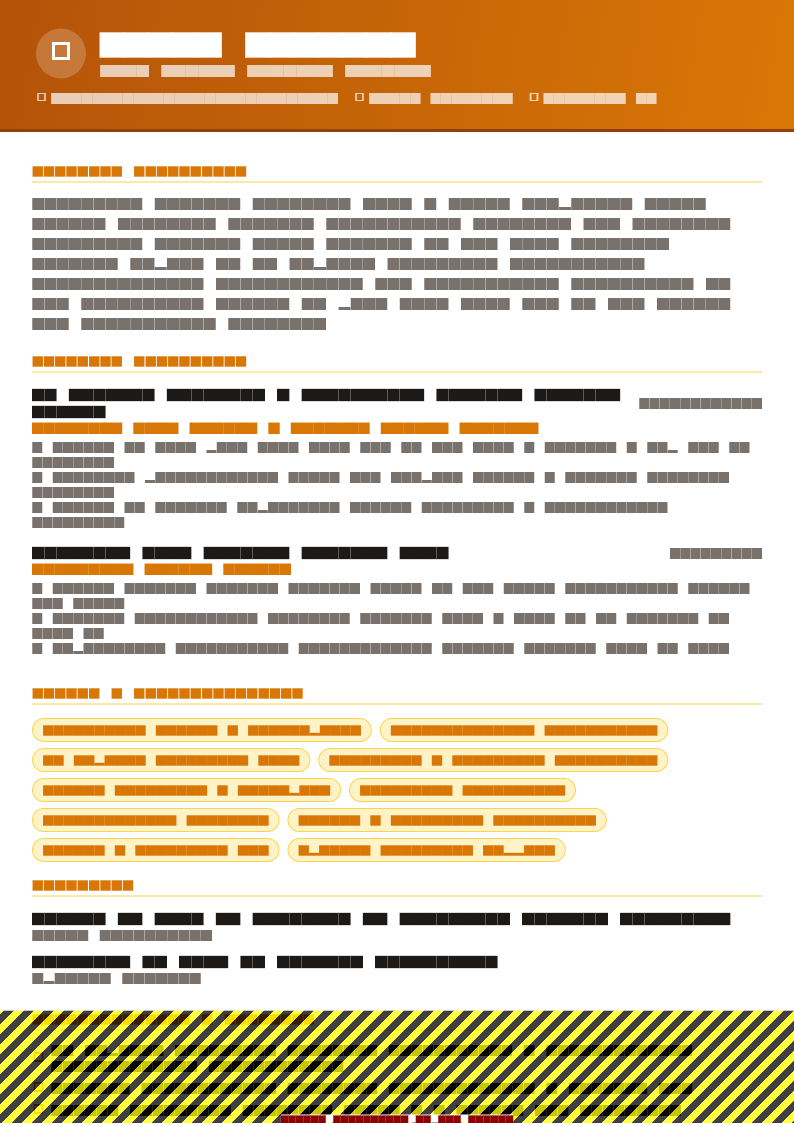 Education & Teaching resume template preview — ATS score 89 out of 100